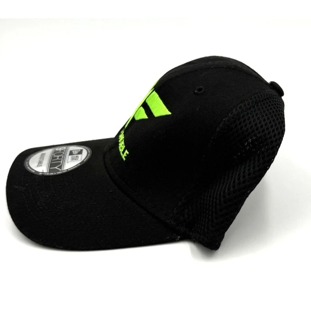 New Era Mesh Snap Back Black & Neon Green Not Fungible Cap 9FORTY‎ Crypto NEW